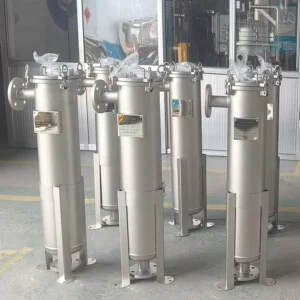 Industrial Well Water Ground Water Lake River Pond Water Filtration 5 Micron Stainless Steel Bag Filter Housing