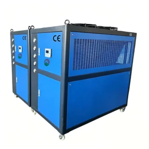 Injection Molding Industrial Air Cooled Water Chiller 380V Built in Pump Motor Engine R 410A Refrigerant PLC Controlled Mold