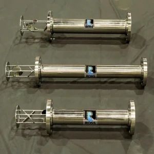 Inline Static Mixer for Paint Resin Food Chemicals Mixing Carbon Steel 304/316 Stainless Steel Duplex Steel Options 2L Capacity
