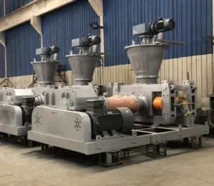 Inorganic Powder Mechanical Hydraulic Pressure Double Roller Compaction Roll Briquetting Machine