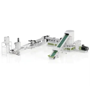 Integrated Plastic Recycling Line for PP PE Film Shredder Crusher and Pelletizing Machine All in One Solution