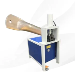 KS80NC Stainless Steel Metal Pipe and Tube Profile Flatting End Forming Punching Machine