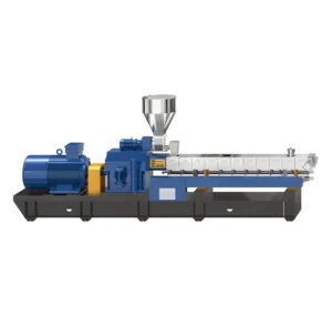 KTE Series Double Screw Twin Screw Extruder for Multi material PE Plastic Sheet Membrane Extrusion Pelletizing Machine 380V