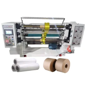 Kraft Paper Roll Paper Slitting Rewinding Machine Jumbo Film PVC PET BOPP Slitting and Rewinding Machine Roll to Rolls
