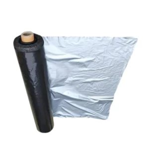 LDPE Blow Molding Mulching Film for Agricultural 25 Micron Sliver Film Reflect Sunlight and Black Film Weeds Control