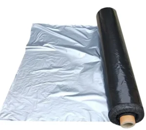 LDPE Blow Molding Mulching Film for Agricultural Use 20 Micron Black UV Treated Punch Hole Mulch Film for Blueberry