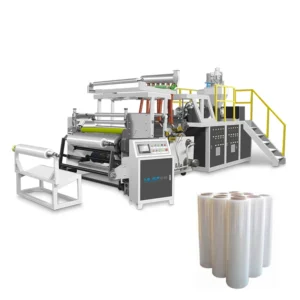 LDPE HDPE Automatic Plastic Stretch Film Making Machine (Casting Film Extruder) for Filament Wire Production