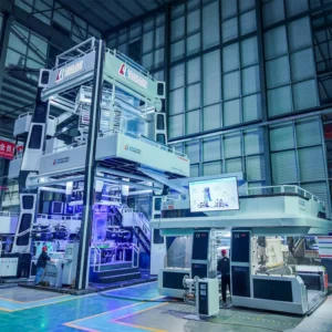 LDPE LLPDE 5 Layers Co extrusion Blown Barrier Film Line Five Layers Co Extrusion Barrier Film Blowing Machine
