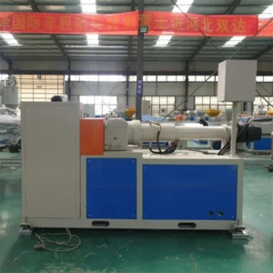 LED Strip Light Silicone Rubber Extruder Machine 15 kW 380V 120 Kg h Output Automatic 80mm Screw Diameter 10 1 L D Ratio