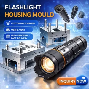 LED Torch Mold, Custom Plastic Molding Service, ABS PP Inject Moulding Services for Plastic Manufacturing