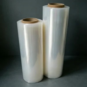 LLDPE Stretch Film Roll Moisture Proof Customizable Length and Width High Tensile Strength Plastic Film Roll Stretch Wrap Film