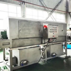LW-WB600 Industrial Crate Washing Machine Stainless Steel Electric Three Phase 380V 400-600 Crates Hour Hot Water Cleaning