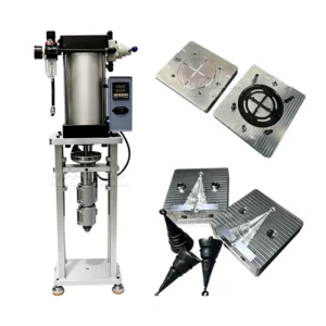 LY Mini Desktop Injection Molding Machine Vertical Bench Top Plastic Injection Molding Equipment PID Temperature Control