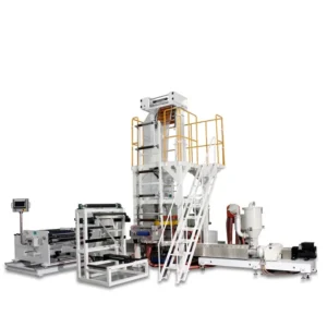 Lab Five Layer Co Extruded Blown Film Extruder Multi-layer Co Extrusion Plastic Extruder