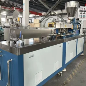 Lab Twin Screw Extruder Water Cooling Pelletizing PP PE Compounding