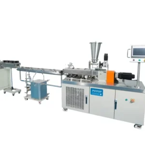 Lab Twin Screw Mini Small Plastic Extruder Plastic Pelletizing Granulator Pelletizer Machine for Masterbatch PP PE PLA