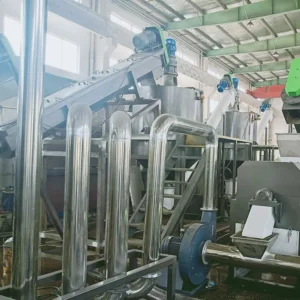 Labor Saving Enclosed Type Plastic Washing Line Semi Automatic