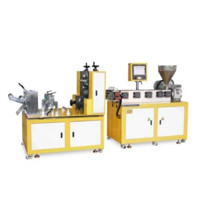 Laboratory Single Screw Extruder Calander Machine Polystyrene PA PE PP PVC Sheet Cast Film Manufacturing Motor PLC for Plants