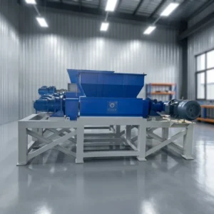 Large 1200 Industrial shredder Efficiently Cuts and Crushes Plastic Tires and Metals
