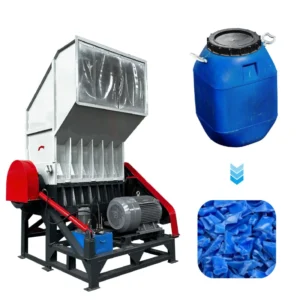 Large Blue Bucket Heavy Duty Powerful Plastic Crusher Machine Multifunctional Plastic Bag Ton Bag Processing