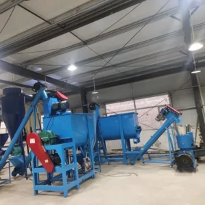 Large Capacity Fish Pet Feed Making Processing Machine Floating Fish Pellet Production Line With Feed Mill Mixer Grinder Dryer