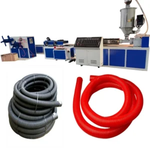 Large Diameter PVC Plastic Corrugated Garden Soft Conduit Pipe Tube Extruder Making Machine