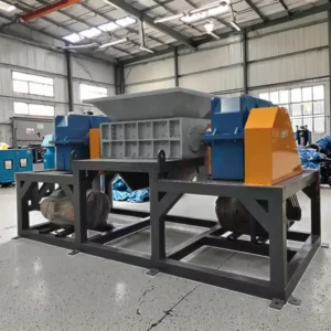 Large Double Shaft Shredder for Plastic Block PE PP PVC and Aluminum Recycling Industrial Automatic Multifunctional Machine