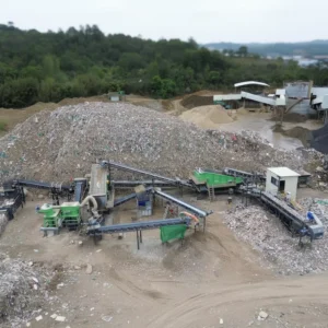 Large scale Automatic Garbage Sorting Machine Landfill Waste Resource Treatment Waste Recycling Production Line