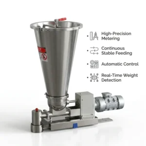 Loss In Weight Feeder Stable Metering Scale for Plastic Masterbatch Extrusion Line
