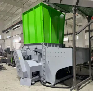 Low Noise Single Shaft Plastic Crusher for Pipe Film Scrap Recycling