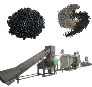 Low Noise Stable Performance PP PE Pelletizing Granule Pellet Extruder Making Line
