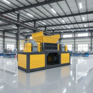 Low Speed High Torque Two Shaft Grinder for Bulky Furniture Mattress Carpet Disposal Double Shaft Shredder