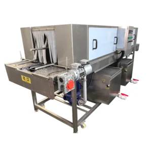 Low Water Consumption Industrial Washing Machine for Vegetable Plastic Crate Basket Tray Washer