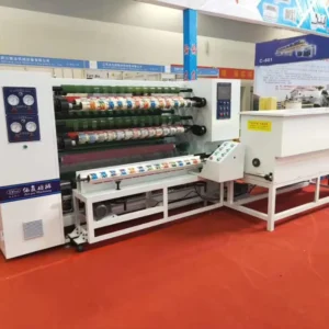 Lunyou Machinery BOPP Adhesive Tape Slitting Machine With Auto Core Loader
