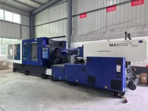 MA8000 Used Horizontal Hydraulic Injection Molding Machine with PLC and Motor