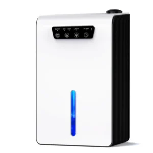 MD309S Plastic Portable Electric Intelligent Dehumidifier 9.9 Pints 24h 1076 Sq ft Coverage Ultra Quiet LED Display