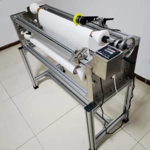 Manual Aluminum Alloy Frame Rewinder Film Paper Slitting Rewinding Machine