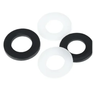 Manufacturer Produces Black White Hard Plastic Insulated Nylon Gasket Wear Resistant M2 M24 Large Screw Flat Washer CNC
