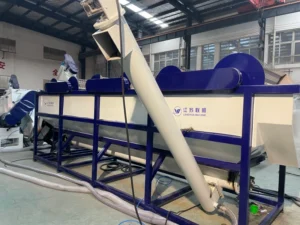 Manufacturing Plant Use Automatic Plastic Washing Line PET Bottle Washing Recycling Machine Friction Washer 2000kg h Capacity
