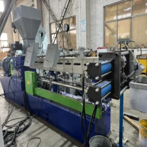 Master Batch Compounding Parallel Twin Screw Granulator Pelletizer Pelletizing Machine