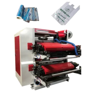 Medium Speed PP PE Film Plastic Flexo Printing Machine High Cost Performance
