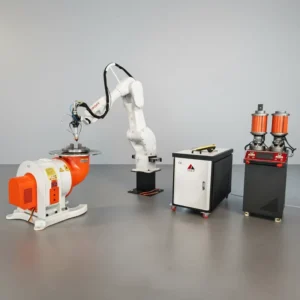 Metal Surface Robotic Fiber Laser Cladding Machine Mould Repair Automatic Powder Feeding Laser Cladder with Welding Positioner