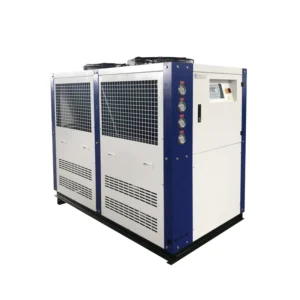 Milk Beverage Cooling Chiller 5-50 Tons Air Cooled Glycol Water Chiller Motor Pump Hermetic Scroll Compressor Easy Operation