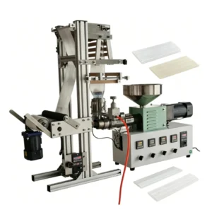 Mini Automatic Plastic HDPE LDPE Single Screw Double Head Blown Film Machinery Extruder Blowing Machine