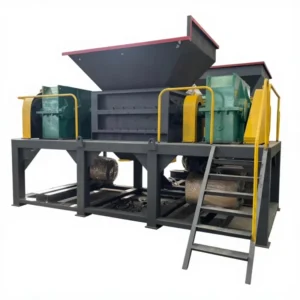 Mini Double Shaft Automatic Waste Plastic Recycling Shredder Machine High Capacity 100 2000kg h CE Certified