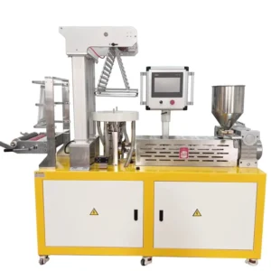 Mini Multi layer PLC Film Blowing Machine Extrusion Blow Moulding Type Plastic Rubber Blown Film Machine