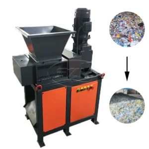 Mini Pallets Household Agricultural Wire Pipe Plastic Stretch Film Waste Glass Recycling Shredder Machine With Electric Engine
