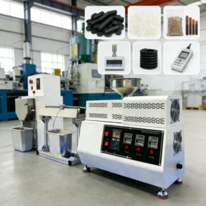Mini Plastic Pelletizing Machine with Twin Screw Extruder 2 in 1 Granulator for Masterbatch PLA PP PE Lab & Small Batch