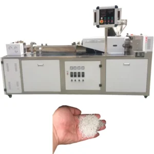 Mini Price pp Pe Masterbatch Pellet Making Machine lab Recycle Plastic Granulator Machine Cost