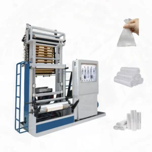 Mini Single Layer Film Blowing Machine LDPE HDPE LLDPE Laboratory Film Blowing Machine